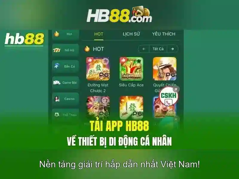 HB88: Nền tảng trò chơi trực tuyến và đánh giá tổng quan Giao diện nhà cái hoàn hảo