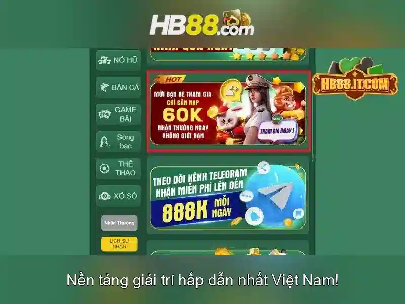 Các tính năng chính của Hb88